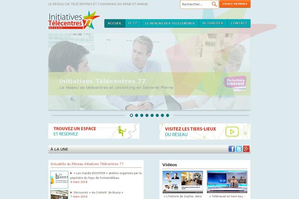 Büro theme site design template sample