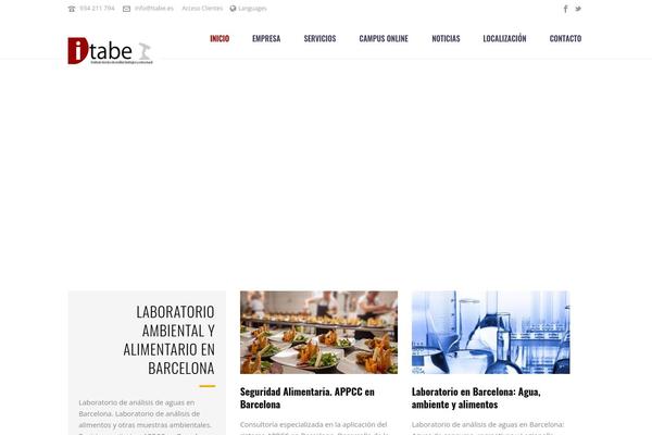 Jupiter theme site design template sample