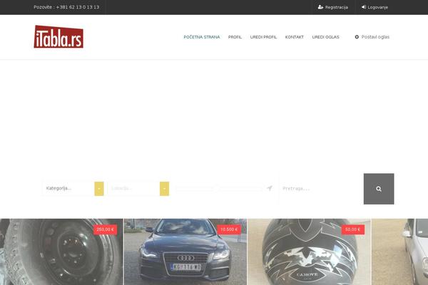Classiads theme site design template sample