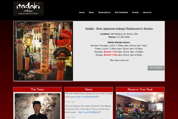 Thespot theme site design template sample