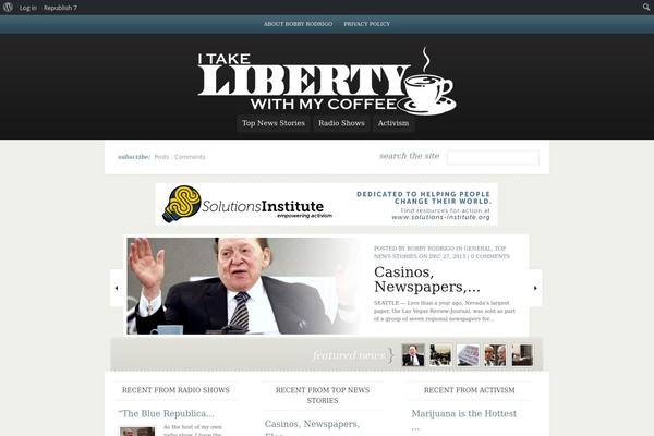 eNews theme site design template sample