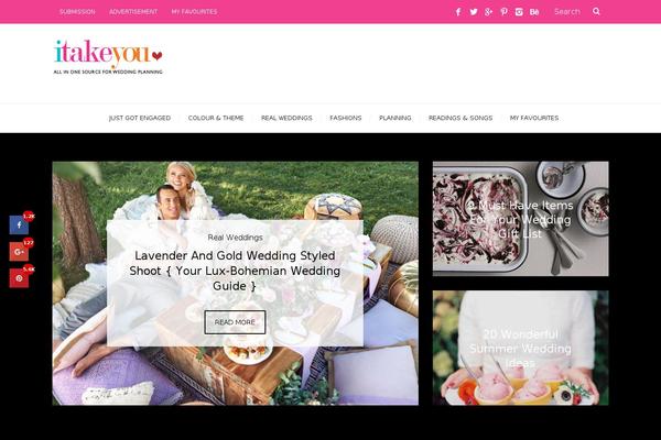 SimpleMag child theme site design template sample
