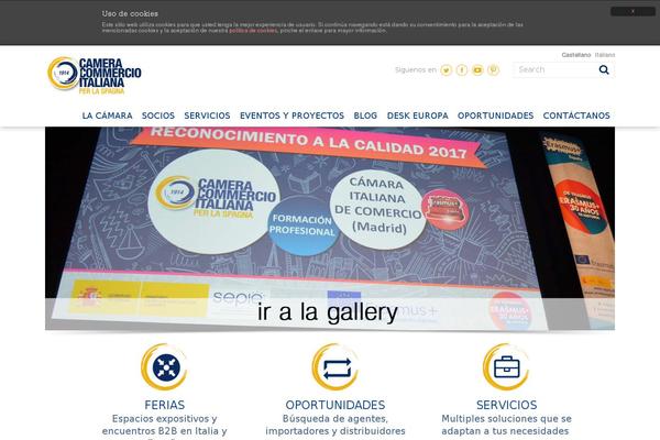 Site using Events Maker by dFactory plugin