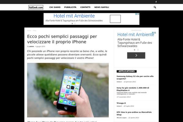 italgeek.com site used Newsmag