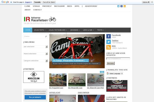 Eris theme site design template sample