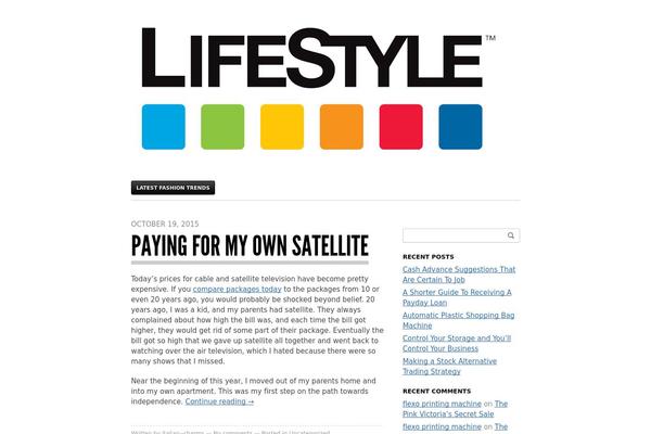 The Thinker Lite theme site design template sample