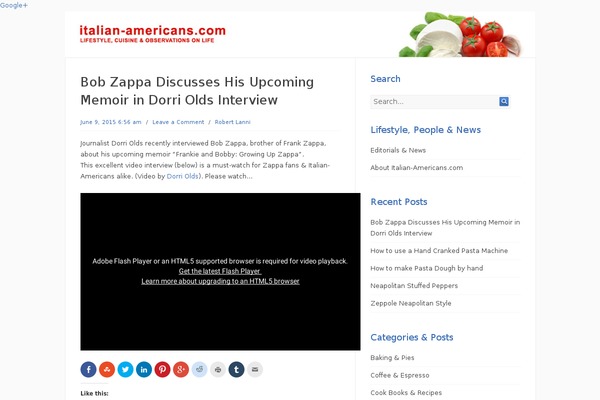 italian-americans.com site used Bestwp-pro