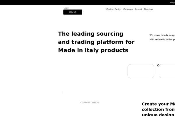 italian-artisan.com site used Webify-child