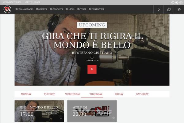 Onair2 theme site design template sample