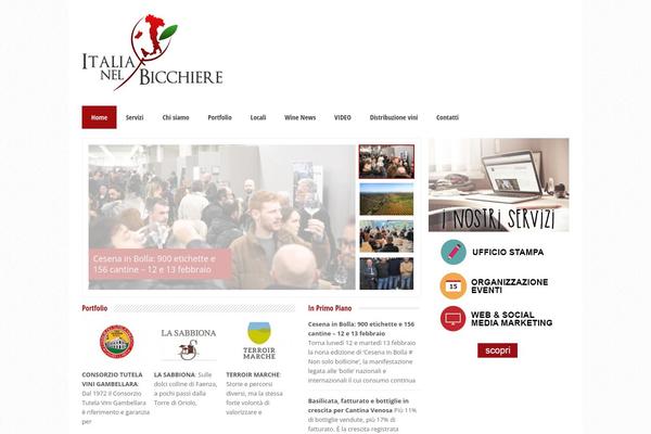Glamour theme site design template sample