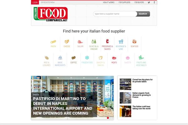 Roots theme site design template sample