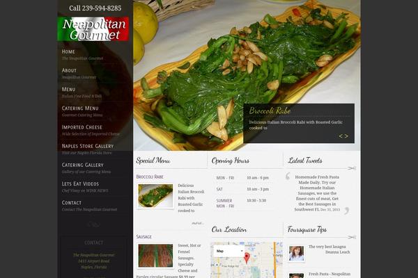 Indulgence theme site design template sample