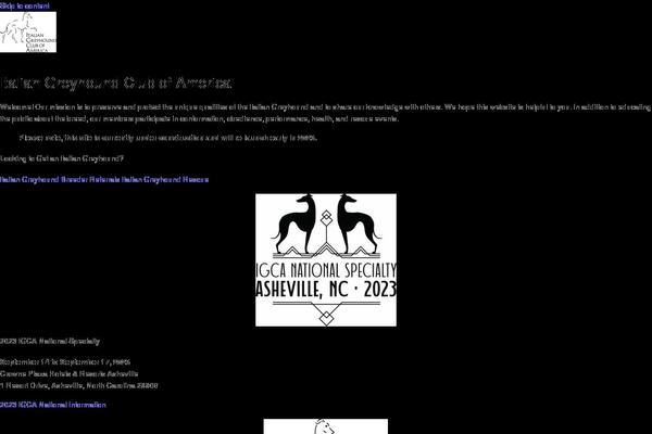 italiangreyhound.org site used Twenty Twenty-Three