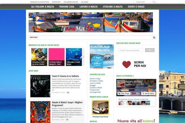 Max Mag theme site design template sample