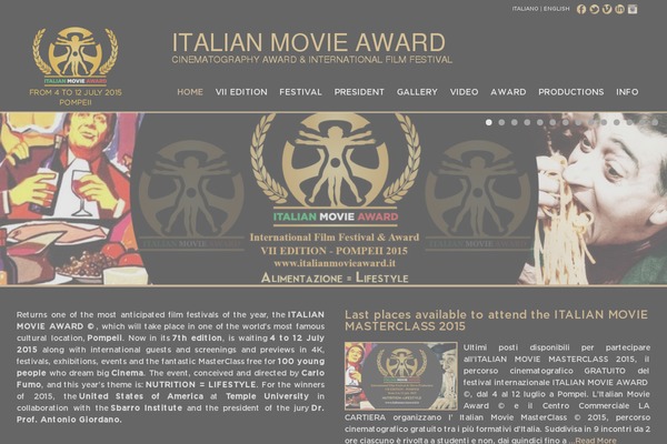 italianmovieaward.it site used Noisy