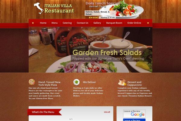 Bordeaux theme site design template sample