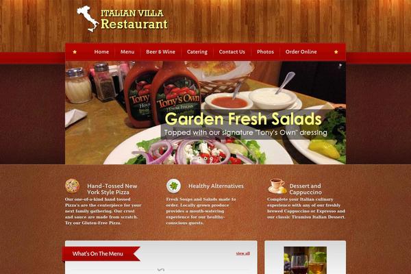 Bordeaux theme site design template sample