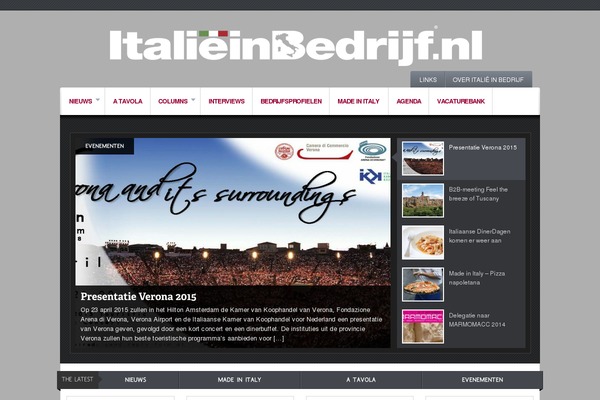 Continuum theme site design template sample