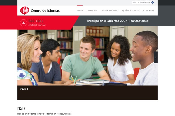 My College theme site design template sample