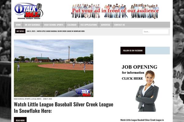 MH Newsdesk theme site design template sample