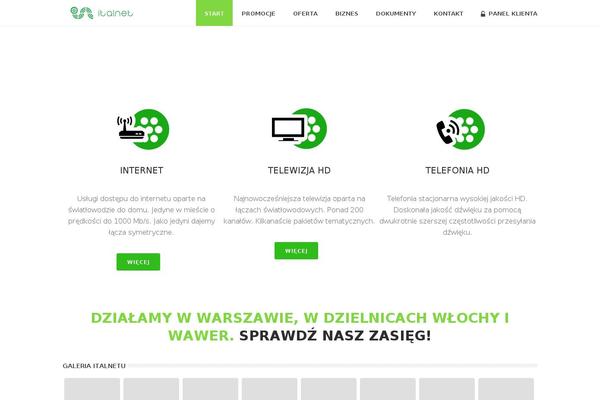 Jupiter theme site design template sample