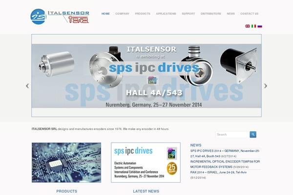 Prospect theme site design template sample