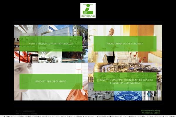 Homepage theme site design template sample