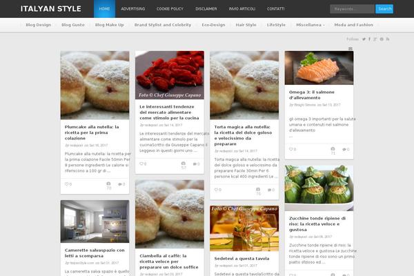 Pinable theme site design template sample