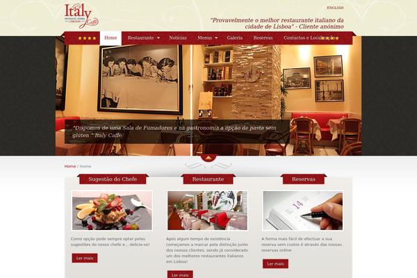 The Restaurant theme site design template sample