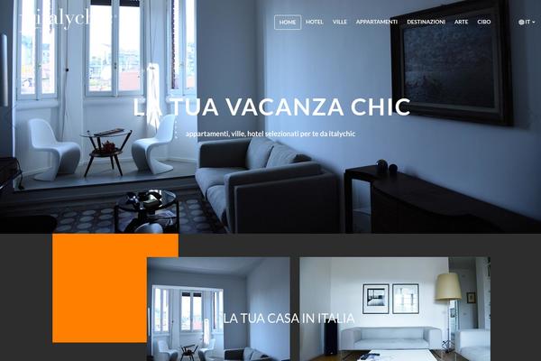 Vortex theme site design template sample