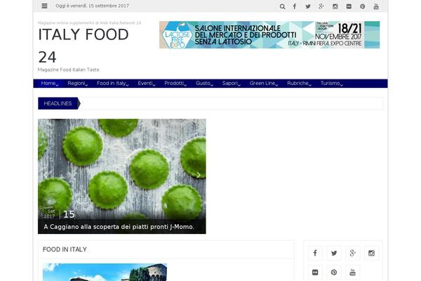 italyfood24.it site used Meta-news-pro