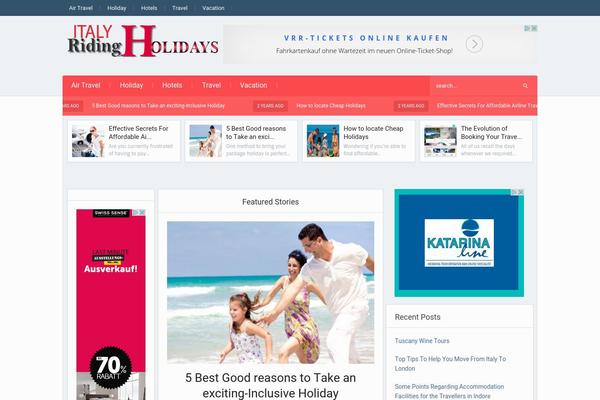 Alpha theme site design template sample