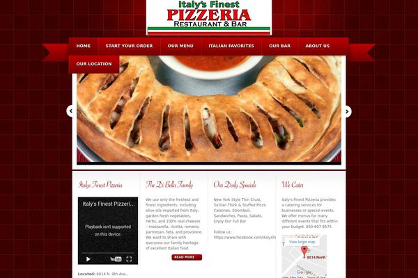 Italianrestaurant theme site design template sample