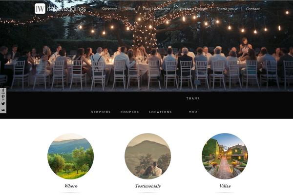 italyweddings.com site used Nouveau