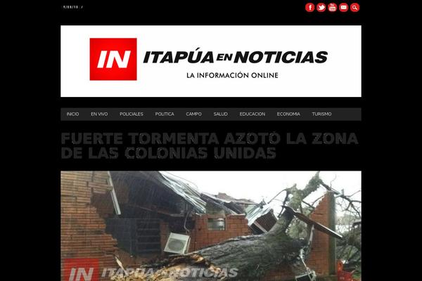 The Newswire theme site design template sample