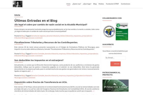 Site using Email newsletter plugin