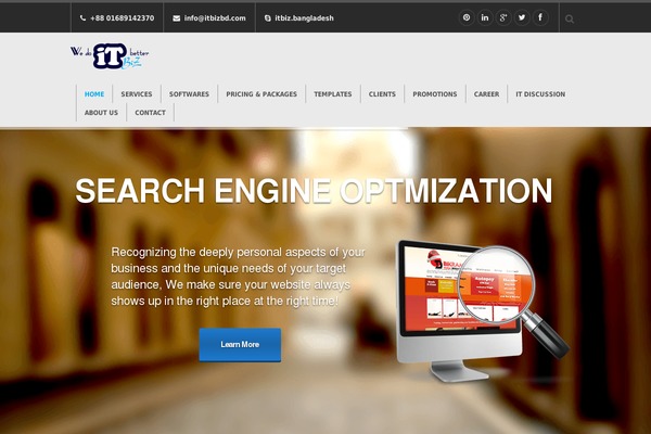 itbiz theme websites examples