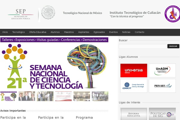 itculiacan.edu.mx site used Tecnm