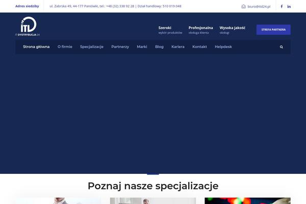 Financity theme site design template sample