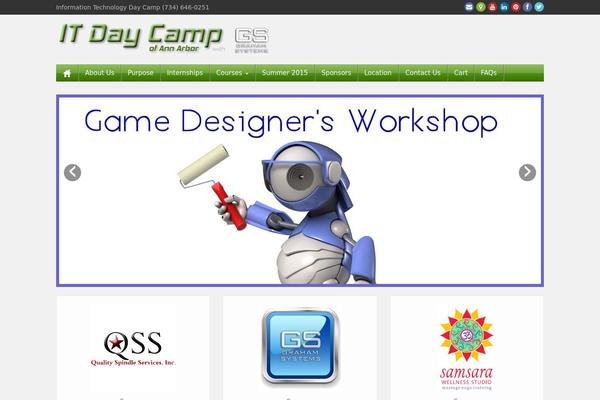 Site using Footer Putter plugin
