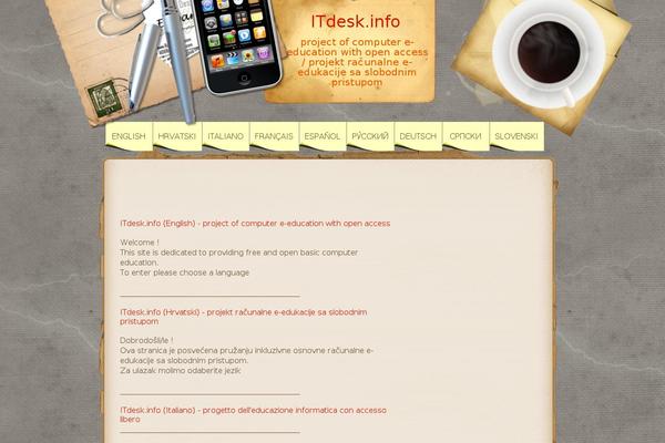 Desk Mess Mirrored theme site design template sample