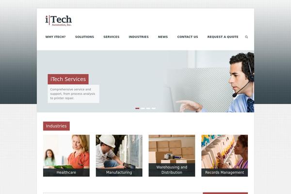 Esteem theme site design template sample