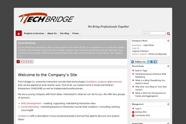 Site using Follow Me Plugin plugin