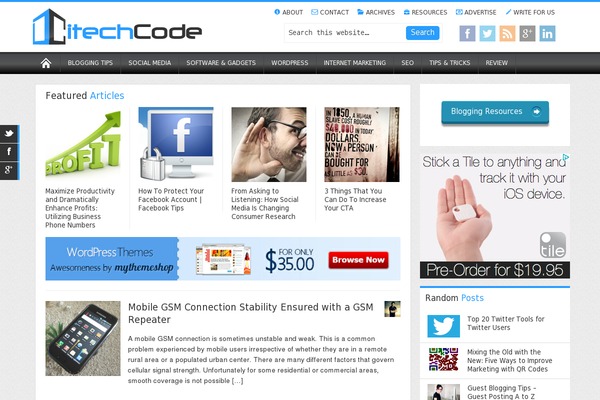 Itc theme site design template sample
