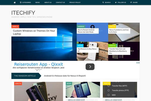 Newspaper theme site design template sample