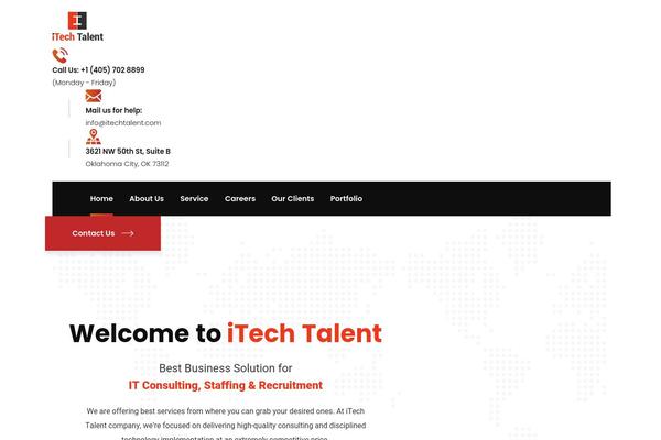 Consultio-child theme site design template sample