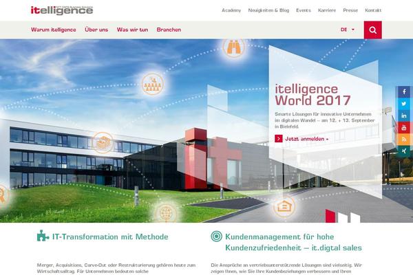 itelligence.de site used Itelligence