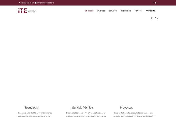 Ultima theme site design template sample