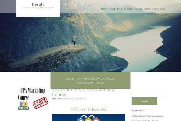 iterate.ie site used Namaha