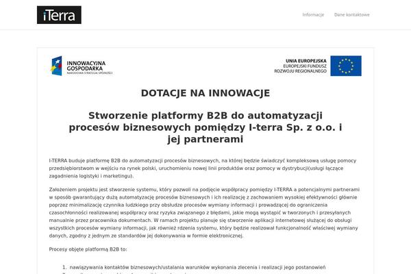 iterra.pl site used Iterra.pl
